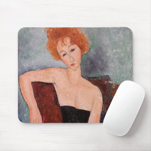 Amedeo Modigliani - Roodkopje voor meisjes tijdens Muismat (Met muis)