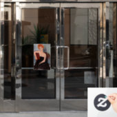 Amedeo Modigliani - Roodkopje voor meisjes tijdens Raamsticker (Kantoordeur)