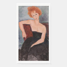 Amedeo Modigliani - Roodkopje voor meisjes tijdens