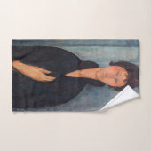 Amedeo Modigliani - Vrouw met blauwe ogen Bad Handdoek (Handdoek)