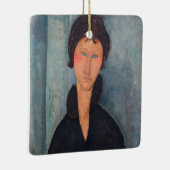 Amedeo Modigliani - Vrouw met blauwe ogen Keramisch Ornament (Rechts)