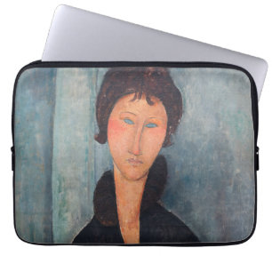 Amedeo Modigliani - Vrouw met blauwe ogen Laptop Sleeve