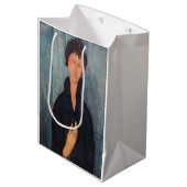 Amedeo Modigliani - Vrouw met blauwe ogen Medium Cadeauzakje (Voorkant Gekanteld)