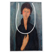 Amedeo Modigliani - Vrouw met blauwe ogen Medium Cadeauzakje (Voorkant)