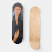 Amedeo Modigliani - Vrouw met blauwe ogen Skateboard (Voorkant)