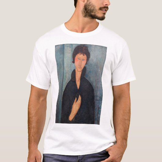 Amedeo Modigliani - Vrouw met blauwe ogen T-shirt (Voorkant)