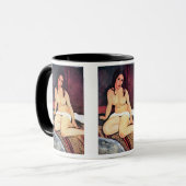 Amedeo Modigliani - Vrouw met zitplaatsen Mok (Voorkant links)