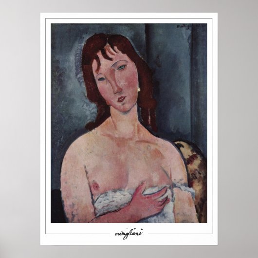 Amedeo Modigliani Zedign Art Poster #123 (Voorkant)