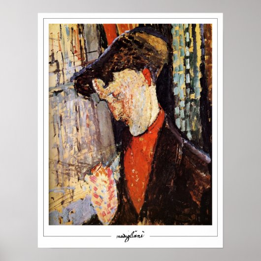 Amedeo Modigliani Zedign Art Poster #146 (Voorkant)