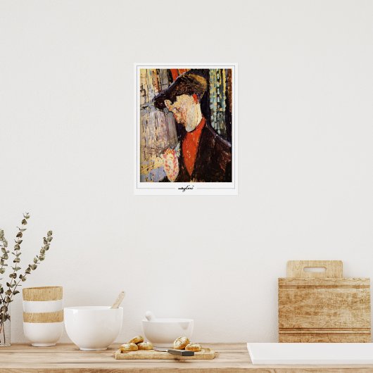 Amedeo Modigliani Zedign Art Poster #146 (Keuken)