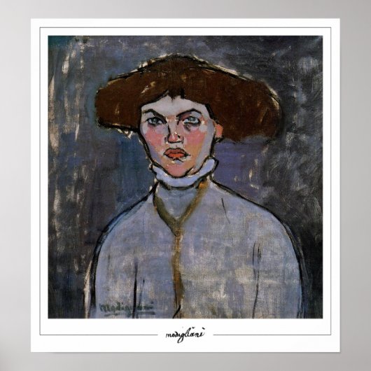 Amedeo Modigliani Zedign Art Poster #23 (Devant)