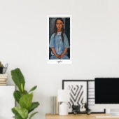 Amedeo Modigliani Zedign Art Poster 5 (Thuiskantoor)