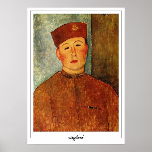 Amedeo Modigliani Zedign Art Poster #57 (Voorkant)