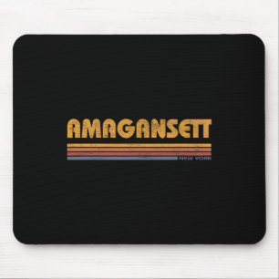 Amegansett New York Vintage Throwback Vakantie Sou Muismat
