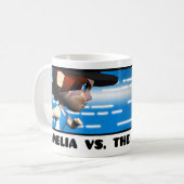 Amelia contre la tasse d'écran (Devant gauche)