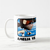 Amelia contre la tasse d'écran (Gauche)