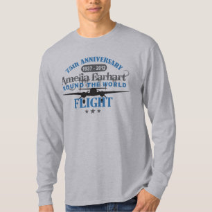 Amelia Earhart 75 Year Anniversary T-shirt