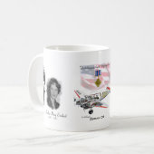 Amelia Earhart Aviator Koffiemok (Voorkant links)