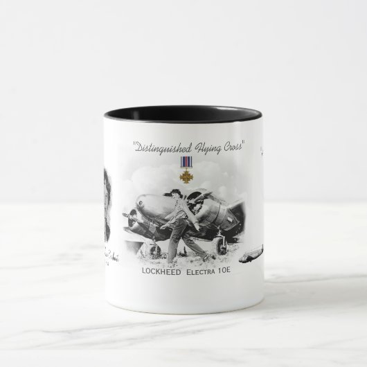 Amelia Earhart Aviator Mok (Midden)