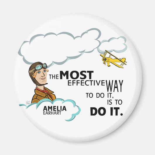 Amelia Earhart De meest effectieve manier OM HET T Magneet (Voorkant)