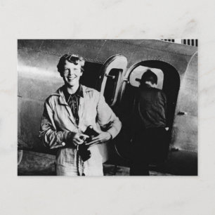  Amelia Earhart Foto Briefkaart