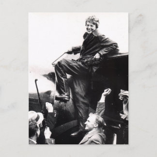 Amelia Earhart Foto Briefkaart