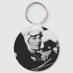  Amelia Earhart Foto Sleutelhanger
