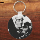  Amelia Earhart Foto Sleutelhanger (Voorkant)