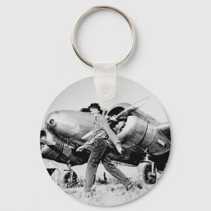  Amelia Earhart Foto Sleutelhanger