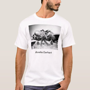 Amelia Earhart Foto T-shirt