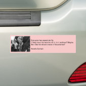 Amelia Earhart Fotoportret Bumpersticker (Op auto)