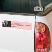 Amelia Earhart Fotoportret Bumpersticker (Op Truck)