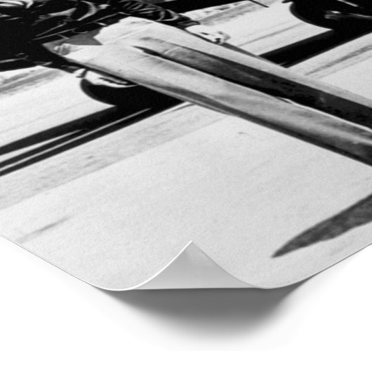 Amelia Earhart Lockheed Electra C 1937 B & W Poste Poster (Hoek)