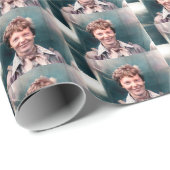 Amelia Earhart Lockheed Model 10-E Electra 1937 Cadeaupapier (Rol Hoek)