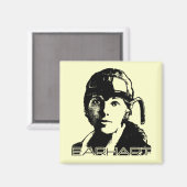 Amelia Earhart Magneet (Voorkant / Achterkant)