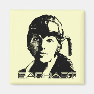 Amelia Earhart Magneet