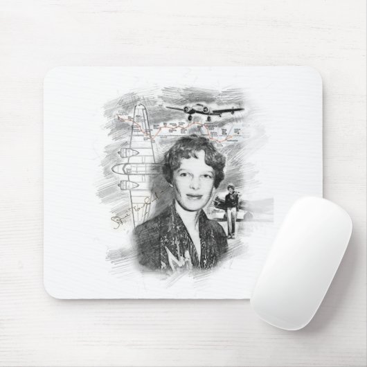 Amelia Earhart Muismat (Met muis)