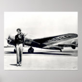 Amelia Earhart Poster (Voorkant)