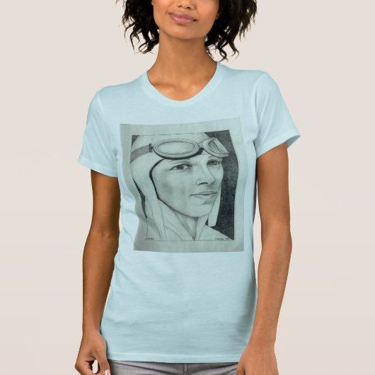 Amelia Earhart T-shirt (Voorkant)