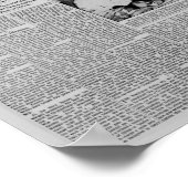 Amelia Earhart voor de ronde van de wereldvlucht 1 Poster (Hoek)