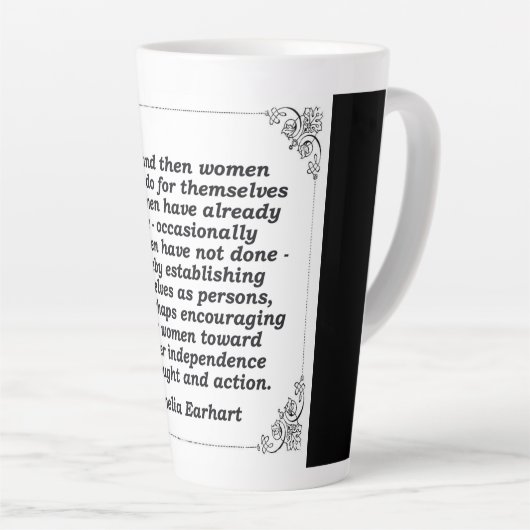 Amelia Earhart Wisdom Mok (Rechterhoek)