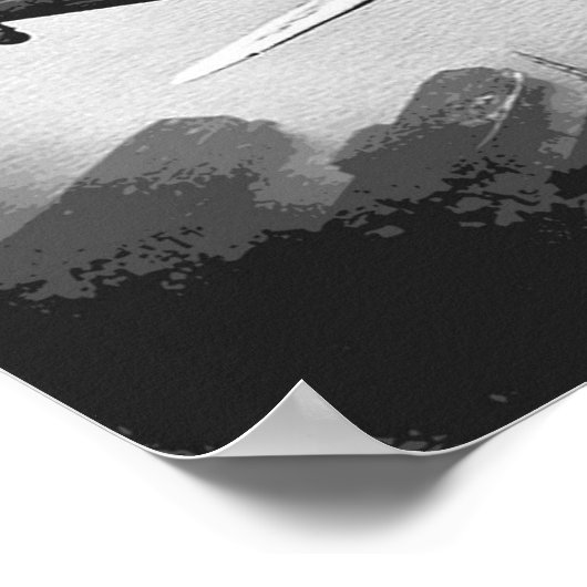 AMELIA en haar LOCKHEED ELECTRA AIRPLANE Poster (Hoek)