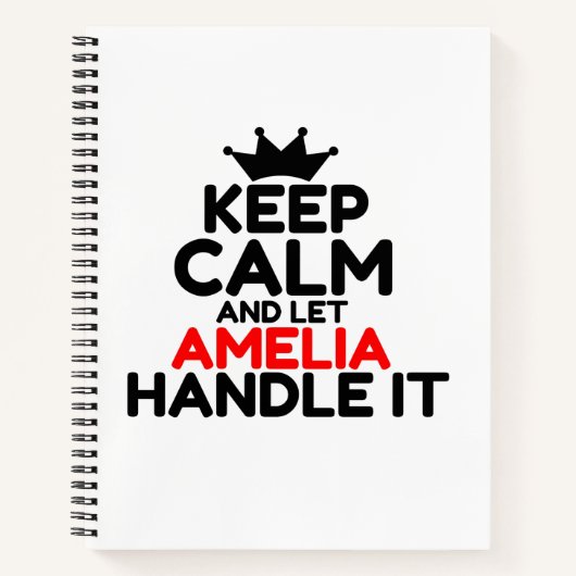 AMELIA HANDLE IT NOTITIEBOEK (Voorkant)