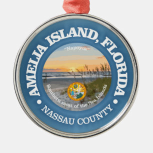 Amelia Island (C) Metalen Ornament