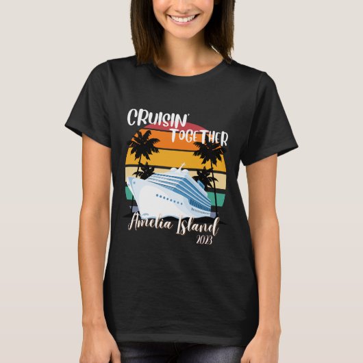 Amelia Island Cruise 2023 Familie Groepsreizen T-shirt (Voorkant)