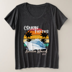 Amelia Island Cruise 2025 Familie Groepsreizen Grote Maat T-shirt