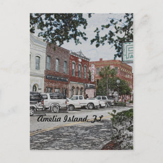 Amelia Island, FL. briefkaart