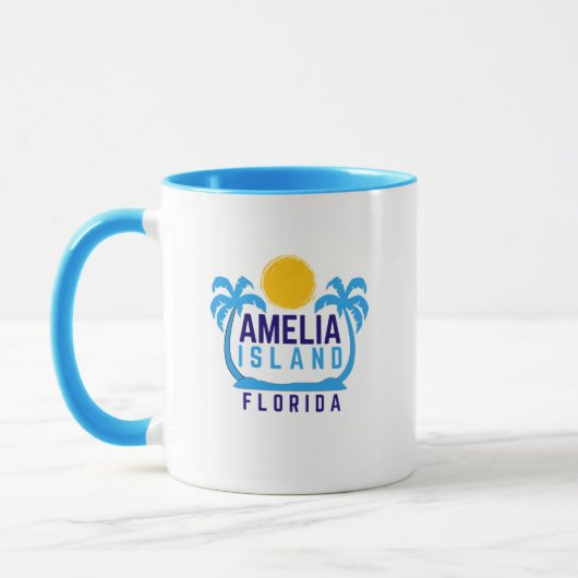 Amelia Island Florida Café Mug (Gauche)