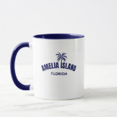 Amelia Island Florida Café Mug (Gauche)