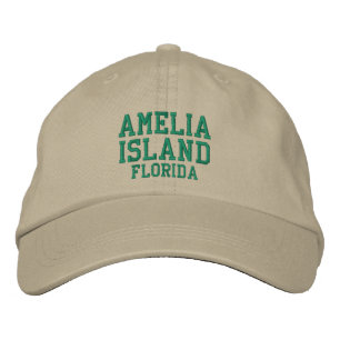 Amelia Island Florida geborduurde honkbalhoed Pet